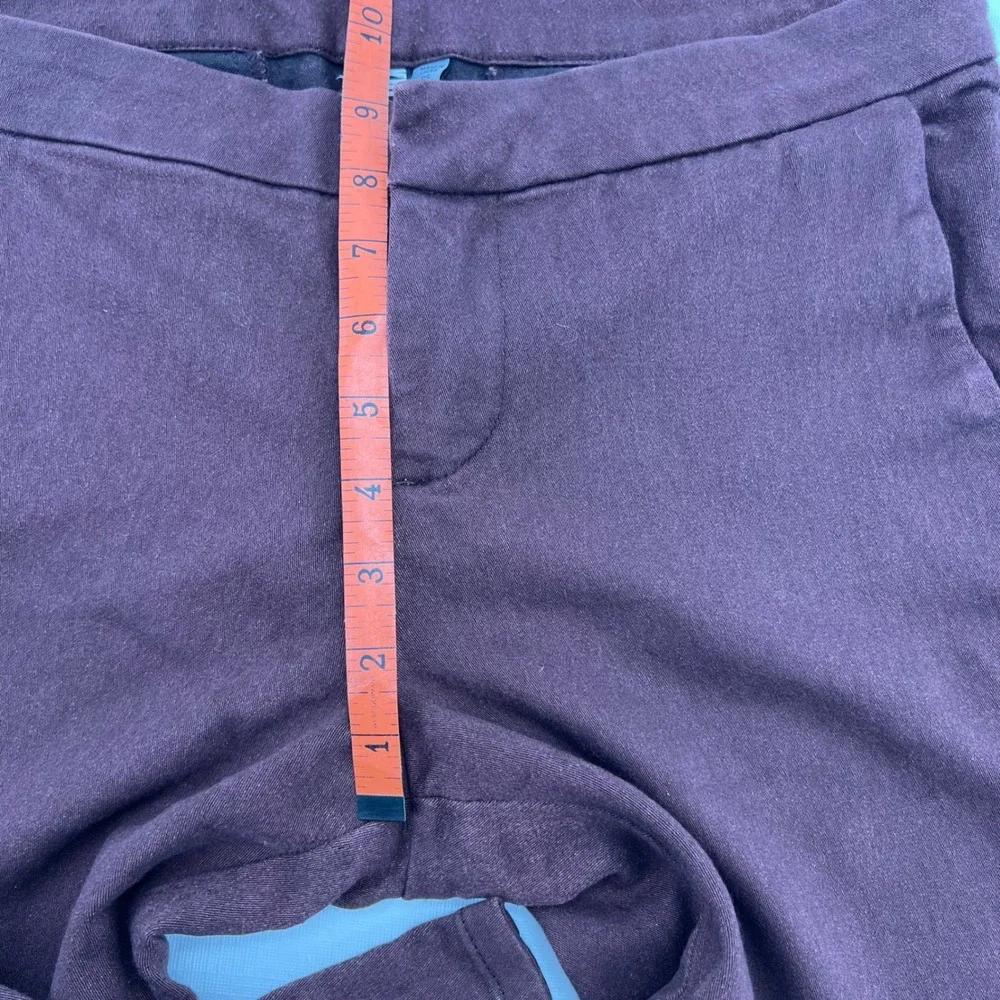 KUT from‎ the Kloth Diana Skinny Stretch Pants Brown Burgundy 8S
